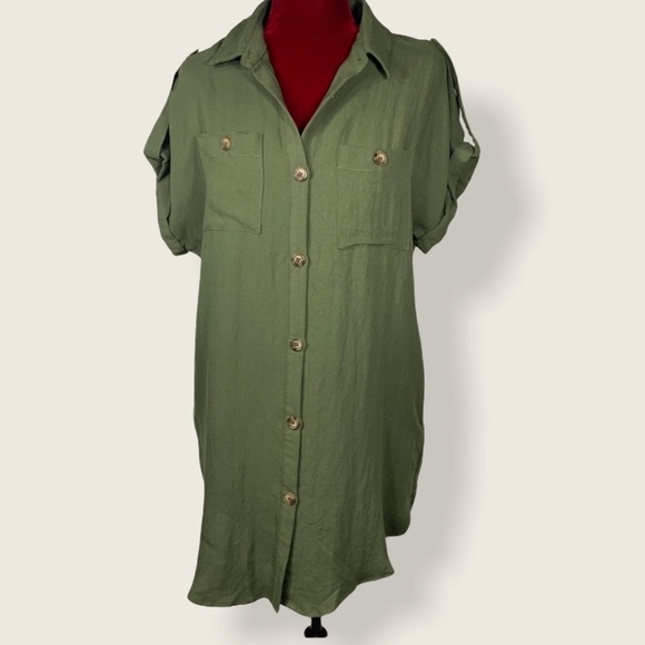 Mustard Seed Dresses & Skirts - MUSTARD SEED - Button-down Dress Size Small